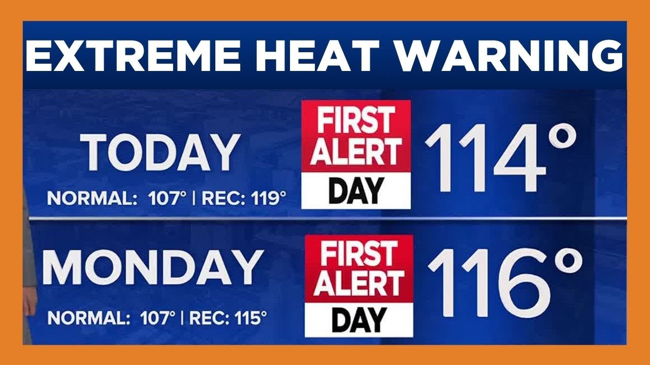 First Alert Weather Day for extreme heat in Phoenix area - YouTube