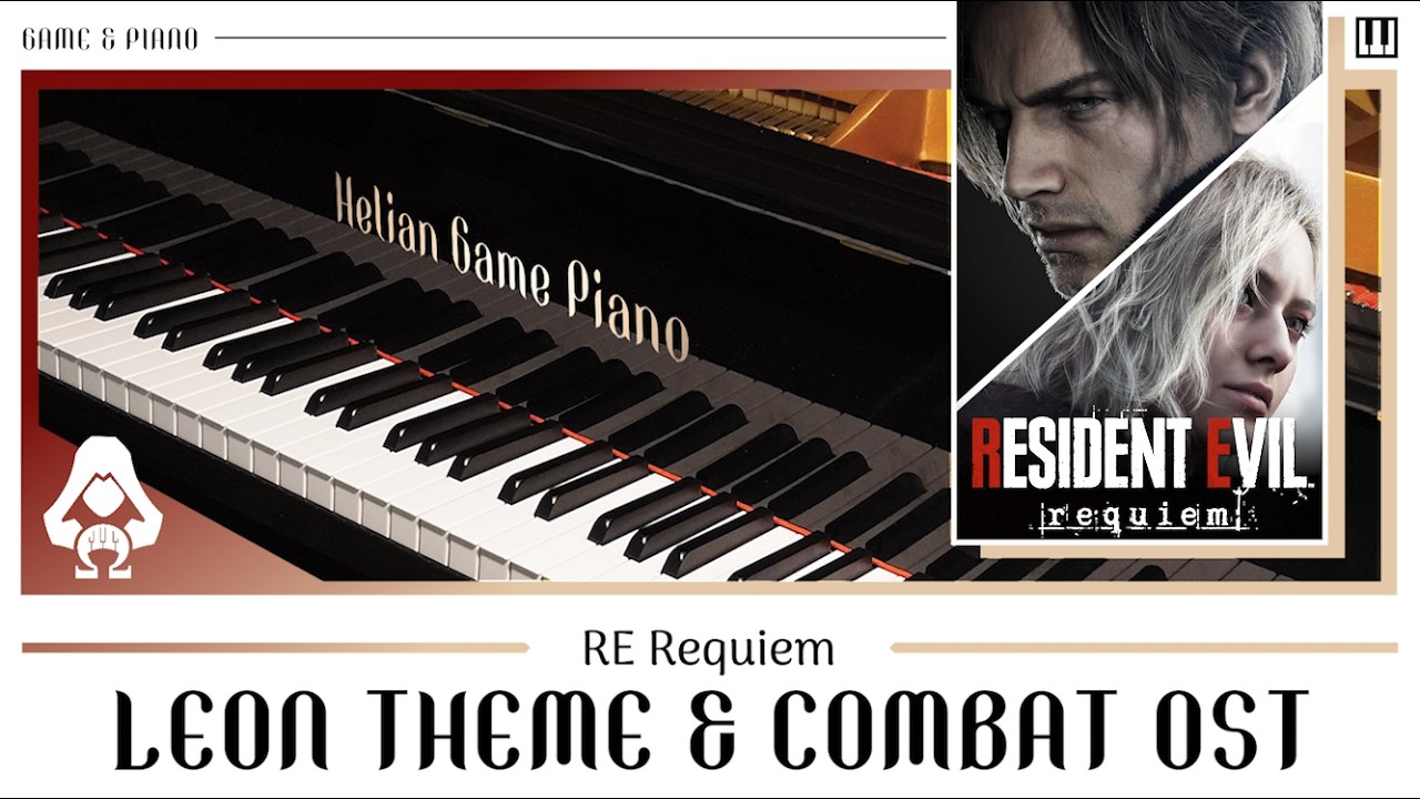 Leon Theme (A Breath Away & Baptism by Blood) - Resident Evil Requiem Combat OST - Piano Sheet
