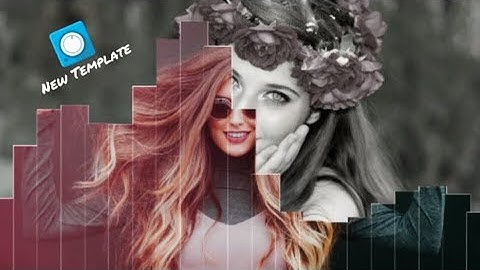 Double Exposure Audio Spectrum | Avee Player New Template Tutorial