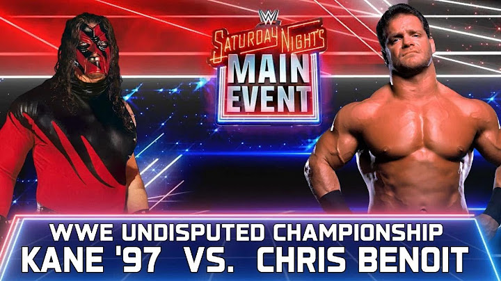Kane vs Chris Benoit - WWE Championship - WWE 2K25