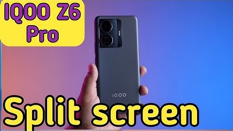 How To Enable Split Screen In Iqoo Z6 Pro, Iqoo Z6 Pro,Dual Screen Create Split Screen