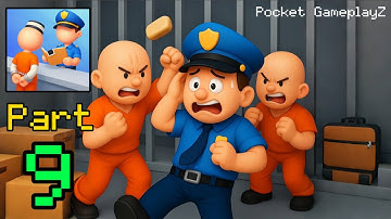 Prison Life: Idle Game - Gameplay Walkthrough Part 9 - Inmates Fight for Control! (iOS, Android)
