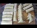 How To Make Springrolls And Samosas For Beginners.A Step By Step Tutorial.(Chicken & Onions)