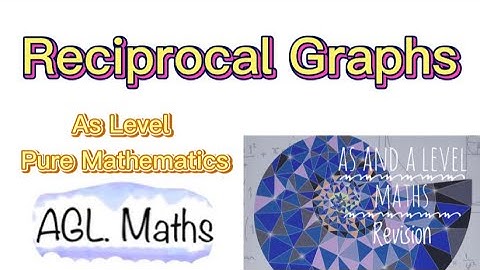 Reciprocal graphs | As level | Pure mathematics | Edexcel | Revision by topics