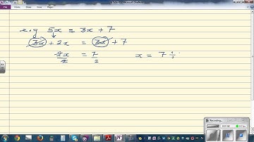 Solving linear equation with unknown on both sides