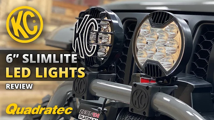 Upgrade Your Jeep with KC HiLiTES SlimLite LED 6" Lights!