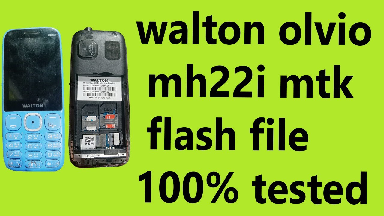 walton olvio mh22i flash file [MediaTek] MT6261 cm2 100% Tested
