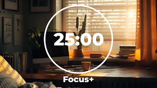 25/5 Pomodoro · Lofi relaxante, Deep Focus, estude comigo, mantenhase motivado