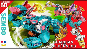 Speed Build Gorilla ⚡️ Guardian of the Wilderness Unboxing & Assembly Lego Transformers Sembo Block