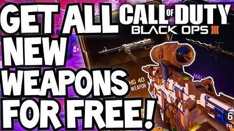 HOW TO GET & USE ALL NEW WEAPONS FOR FREE! UNLOCK INTERDICTION, HG40, MVP BAT, CARVER, MALICE in BO3