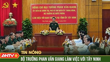 Đại tướng Phan Văn Giang thăm và làm việc với Sư đoàn 5, Quân khu 7 | ANTV