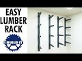 Easy(est) To Make Lumber Rack