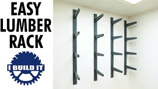 Easy(est) To Make Lumber Rack