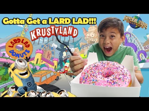 Gotta Get A LARD LAD DONUT!!! Universal Studios DAY 4 With The Minions!