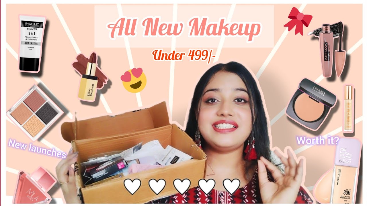 Easy Glam Makeup Look Using All New Makeup Products 🎀✨