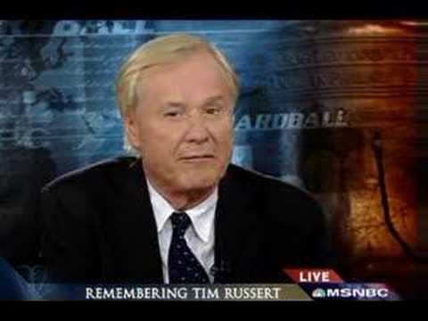 TIM RUSSERT Chris Matthews- What Russert was like