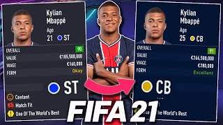 HOW TO CHANGE YOUR PLAYER POSITION IN CAREER MODE (All Positions) - FIFA 21