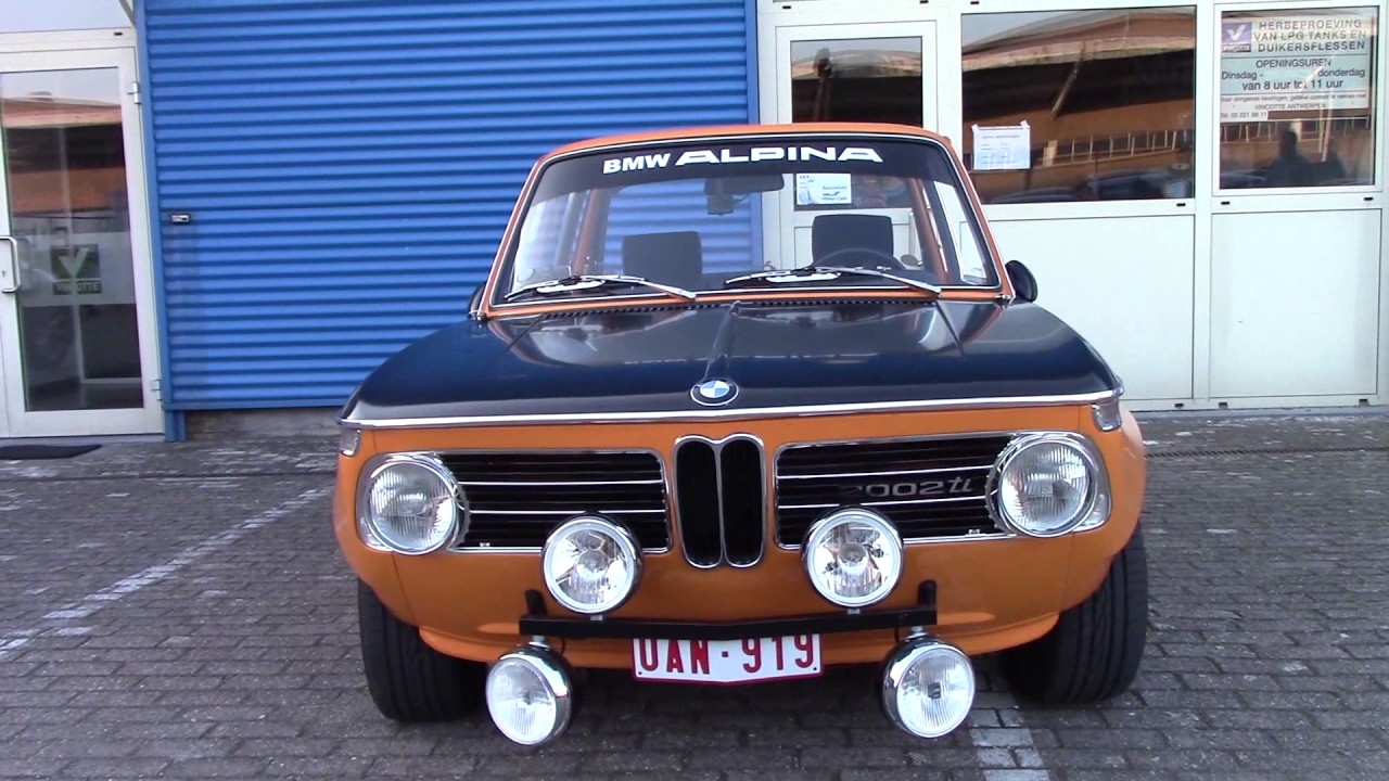 BMW 2002 Ti Alpina at Carcave in Hasselt Belgium - YouTube