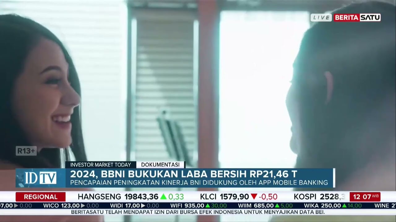 BNI Catatkan Laba Bersih Rp21,5 Triliun di Tahun 2024 - Investor Daily TV