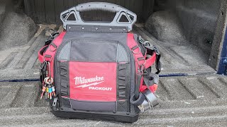 Milwaukee Packout 15 Inch Structured Tool bag  First Impressions and Loadout!