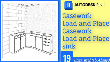 How to Make Casework in Autodesk Revit| Load and Place Casework and Sink in Revit | Detail Video