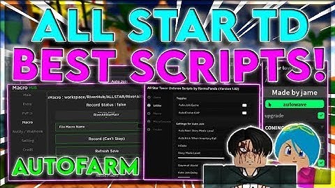[NEW BEST] All Star Tower Defense Script Hack/GUI | Auto Farm, Auto Player |