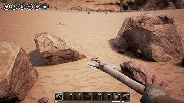 Conan Exiles - Lets Play - Part 2 - Building our first House