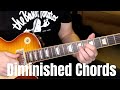 Diminished 7th Chords for Guitar - Guitar Lesson
