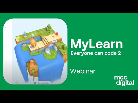 MyLearn Webinar 11, Everyone Can Code 2