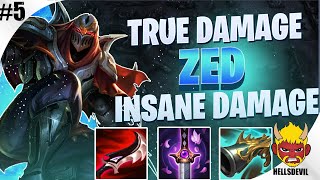 True Damage Series #5 | TRUE DAMAGE ZED IS A MENACE | Zed Wild Rift Gameplay & Guide