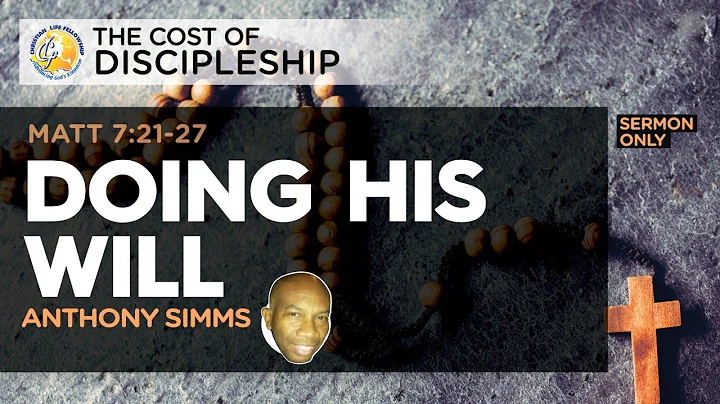 DOING HIS WILL , ANTHONY SIMMS , OCT 23, 2022