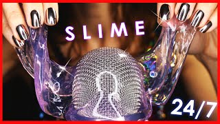 24 Hours NON-STOP SLIME ASMR for Deep SLEEP and RELAXATION 😴 No Talking 24/7 Live ASMR