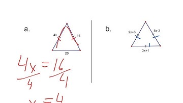 Triangle Rules to Solve for X
