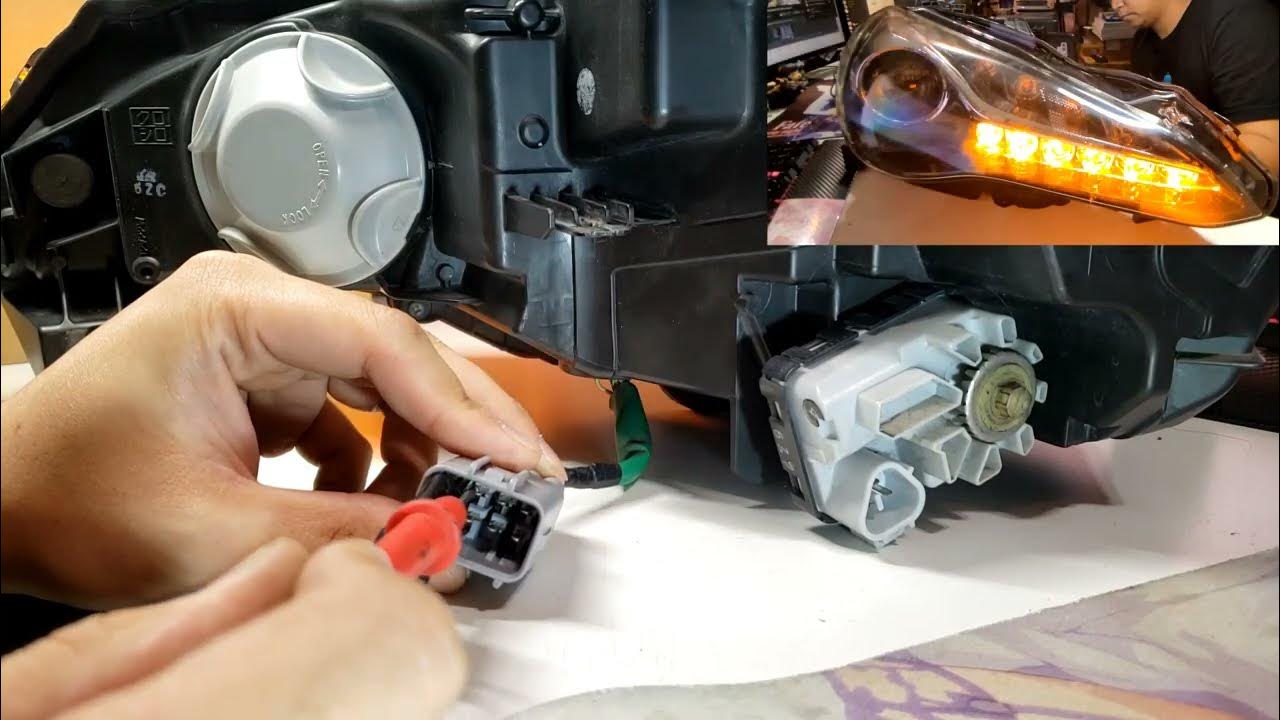 Toyota 86 Headlight Pinout - YouTube
