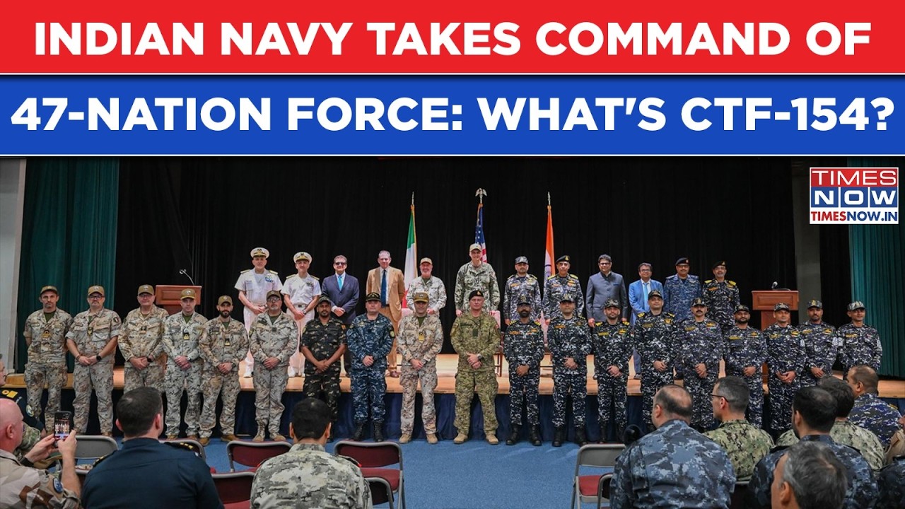 Indian Navy Commands 47 Nation Task Force: What's CTF-154, 1st Led By US With Eye On Middle East?