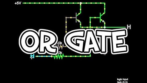 Mô Phỏng Dòng Điện Cổng OR - Cấp Độ Transistor