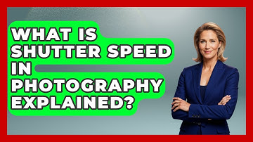 What Is Shutter Speed In Photography Explained? - Image Review Studio