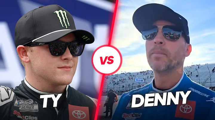 Denny Hamlin Wrecks Teammate Ty Gibbs at Loudon!