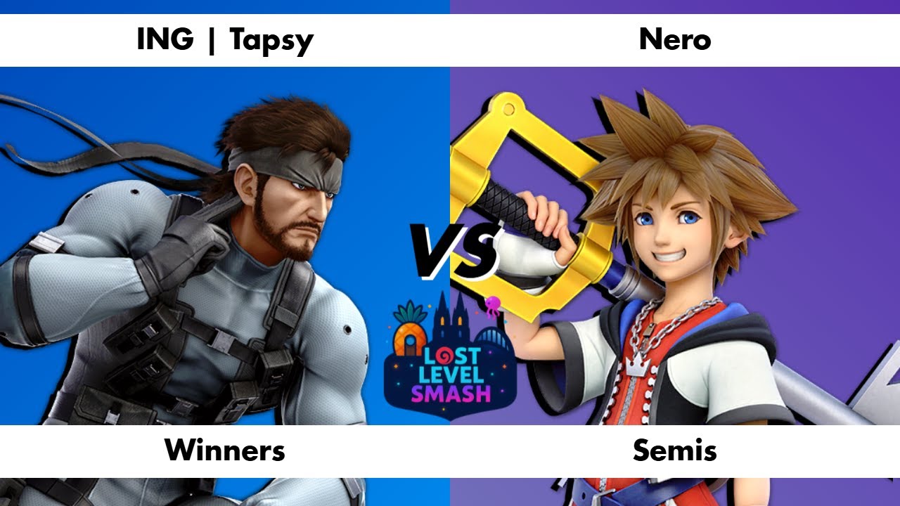 Lost Level Smash 2 - Tapsy (Snake) vs Nero (Sora) Smash Ultimate - SSBU
