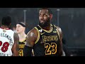 Lebron James 2020 Playoff Verbal moments and Altercations