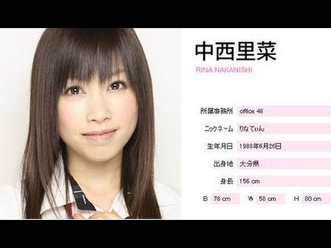 Akb48 中西里菜 キャッチフレーズ 自己紹介 音源 Rina Nakanishi なかにしりな Youtube