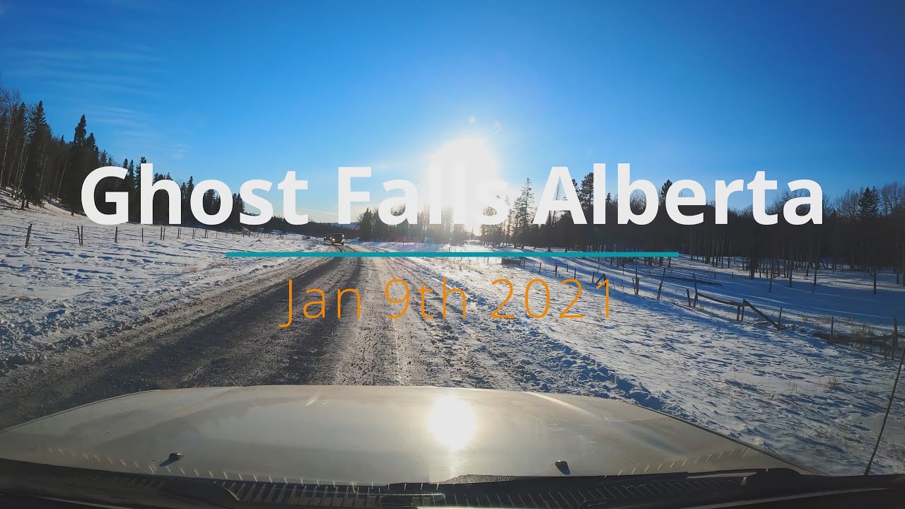 TransAlta Road/Ghost Falls - Waiparous Alberta - Jan 9th 2021