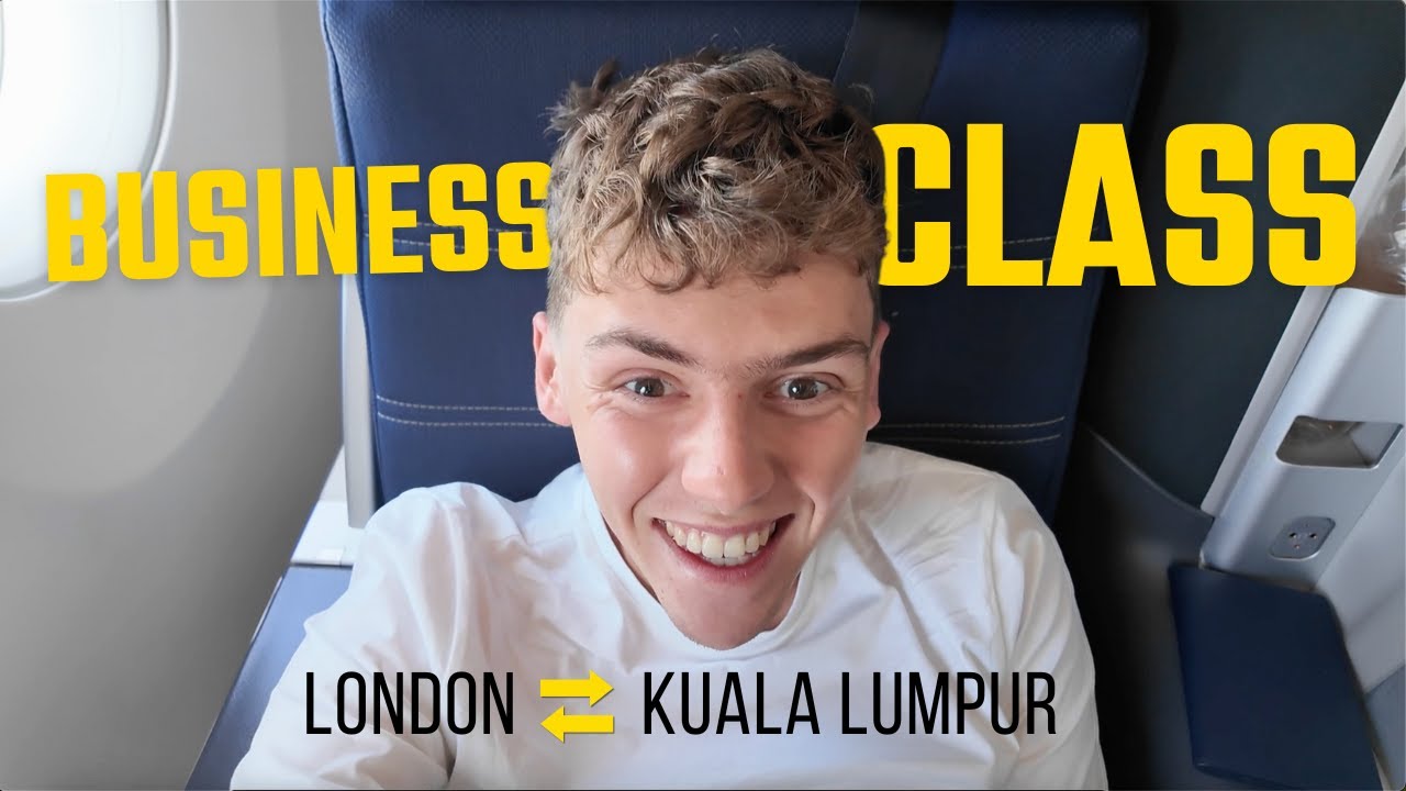 FLYING BUSINESS CLASS FOR THE FIRST TIME!
