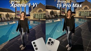 Sony Xperia 1 Vi VS iPhone 15 Pro Max | Camera Test Comparison
