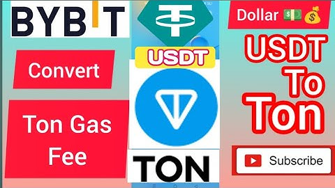 Ton Bybit Convert USDT dollars to ton | How to convert USDT into ton | convert your Bybit tokens