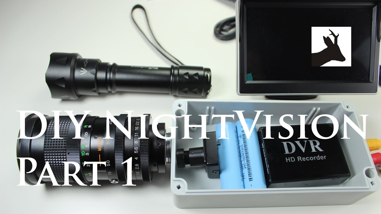 DIY Night Vision, Where Four Is Better Than Two