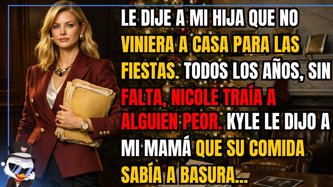 Le dije a mi hija que no viniera a casa para las fiestas. Todos los años, sin falta, Nicole traía...