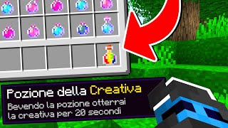 HO BEVUTO LA POZIONE DELLA CREATIVA SU MINECRAFT - ITA