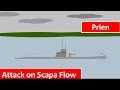 Günther Prien |  Attack on Scapa Flow (1939) Animation