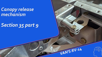 RV-14 Build: Canopy release mechanism. Section 35 part 9
